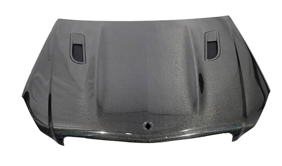IMAGE 3 - 2012-2014 Mercedes-Benz C-Class A Spec Style Carbon Fiber Hood by ViS Racing - 12MEW2044DASC-010C