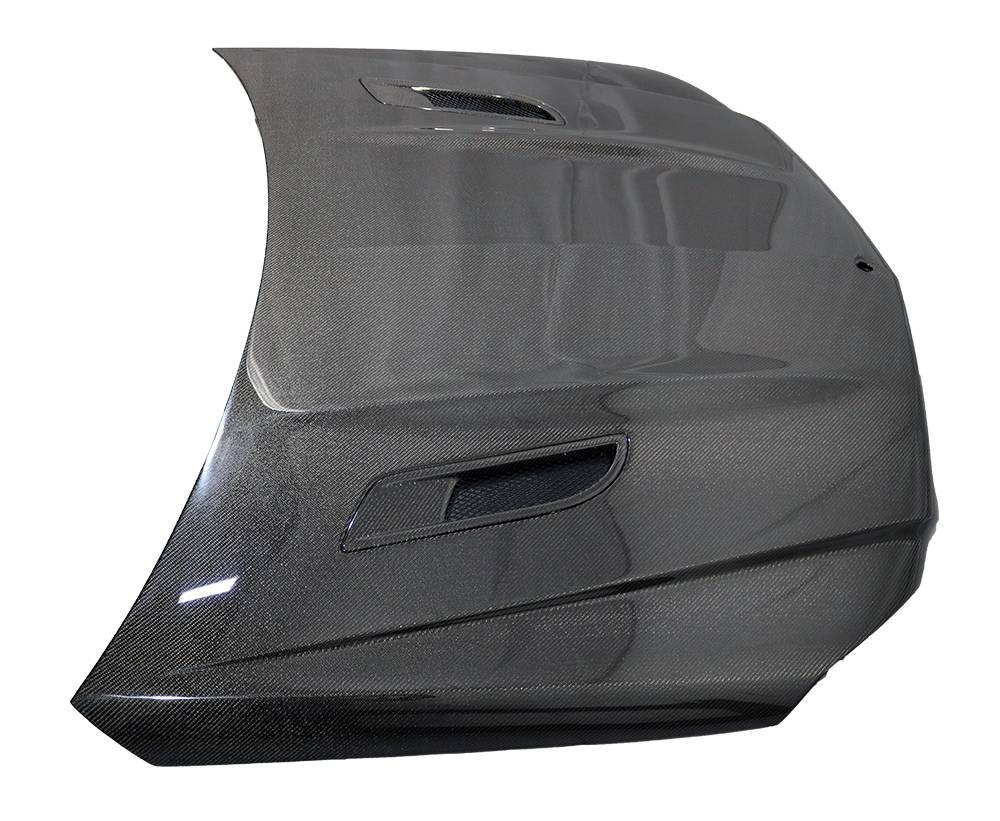 IMAGE 5 - 2012-2014 Mercedes-Benz C-Class A Spec Style Carbon Fiber Hood by ViS Racing - 12MEW2044DASC-010C