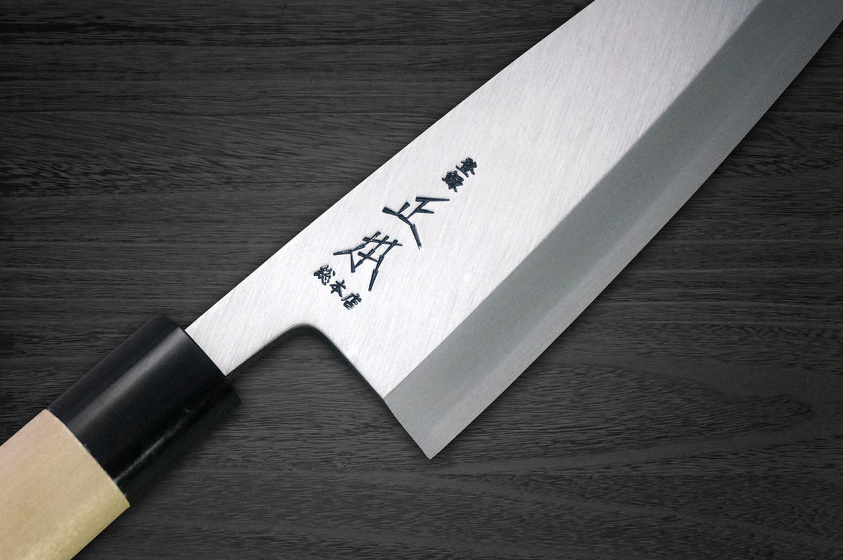 Masamoto KS Honkasumi Gyokuhaku-ko Japanese Chefs Ai-Deba Knife 210mm KS2421