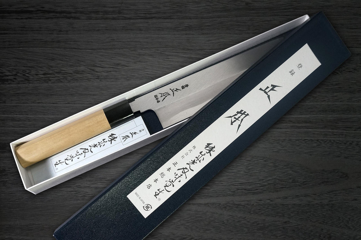 Masamoto KS Honkasumi Gyokuhaku-ko Japanese Chefs Unagi-Saki 240mm KS1224