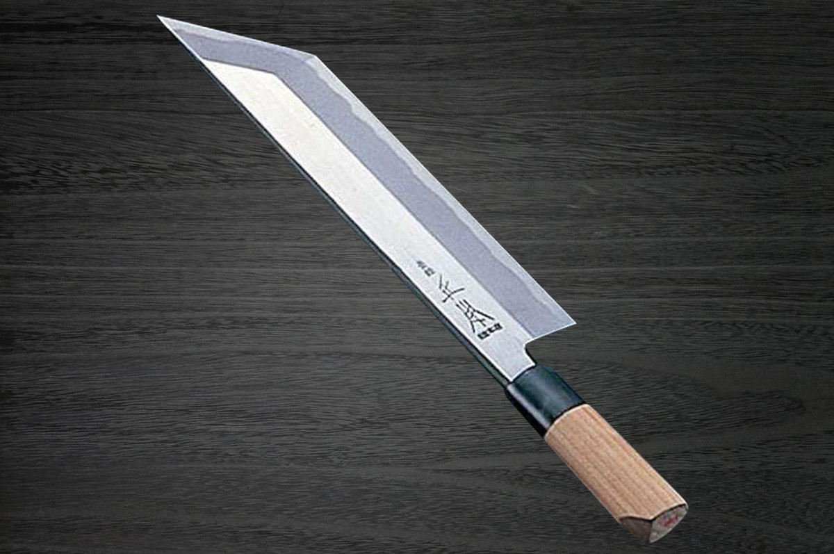 Masamoto KS Honkasumi Gyokuhaku-ko Japanese Chefs Unagi-Saki 255mm KS1225