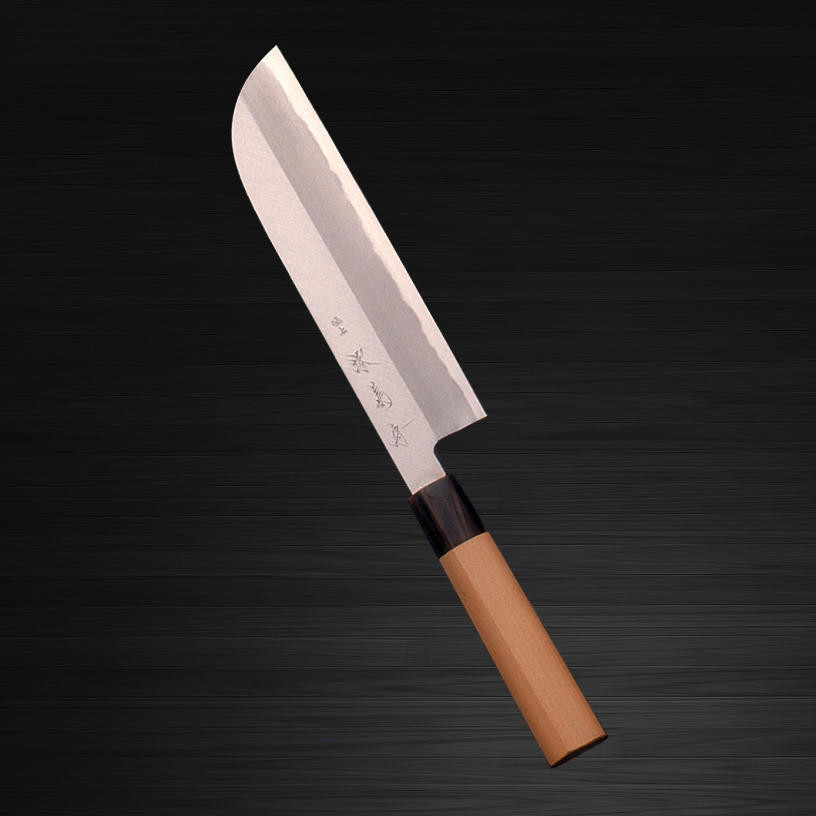 Sakai Kikumori Supreme Shiroko White steel Japanese Chefs Kamagata-UsubaVegetable 180mm