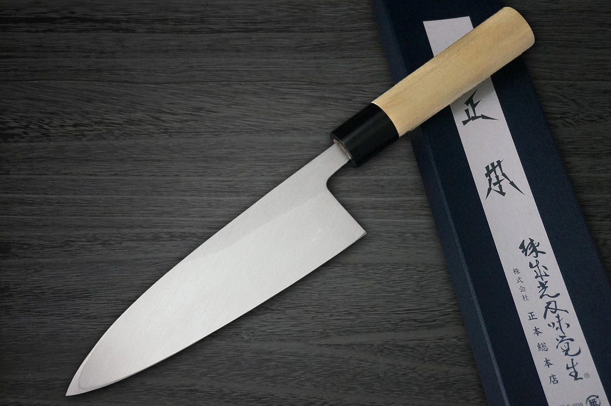 Masamoto KS Honkasumi Gyokuhaku-ko Japanese Chef's Deba Knife