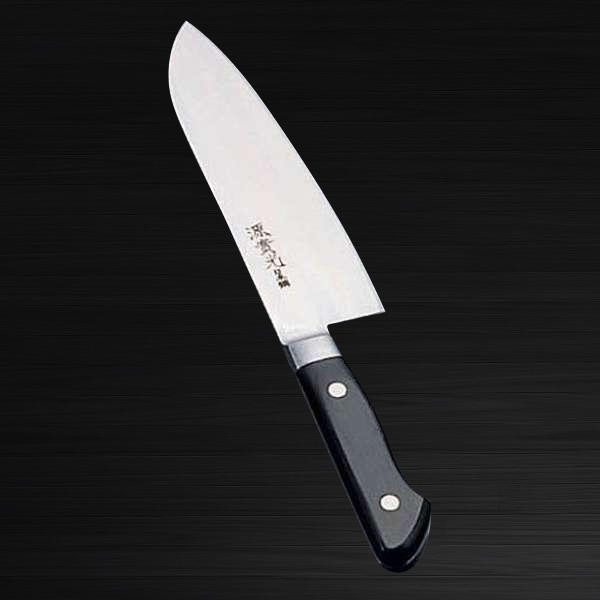Sakai Jikko Japanese Steel Hand-Finished Chefs Santoku Knife 180mm
