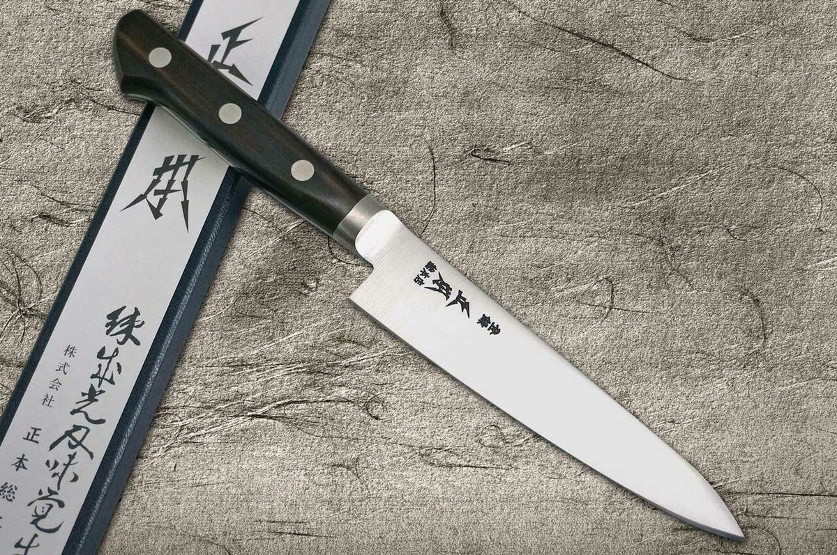 Masamoto CT Prime High-Carbon Steel Japanese Chefs Petty KnifeUtility 120mm CT6312