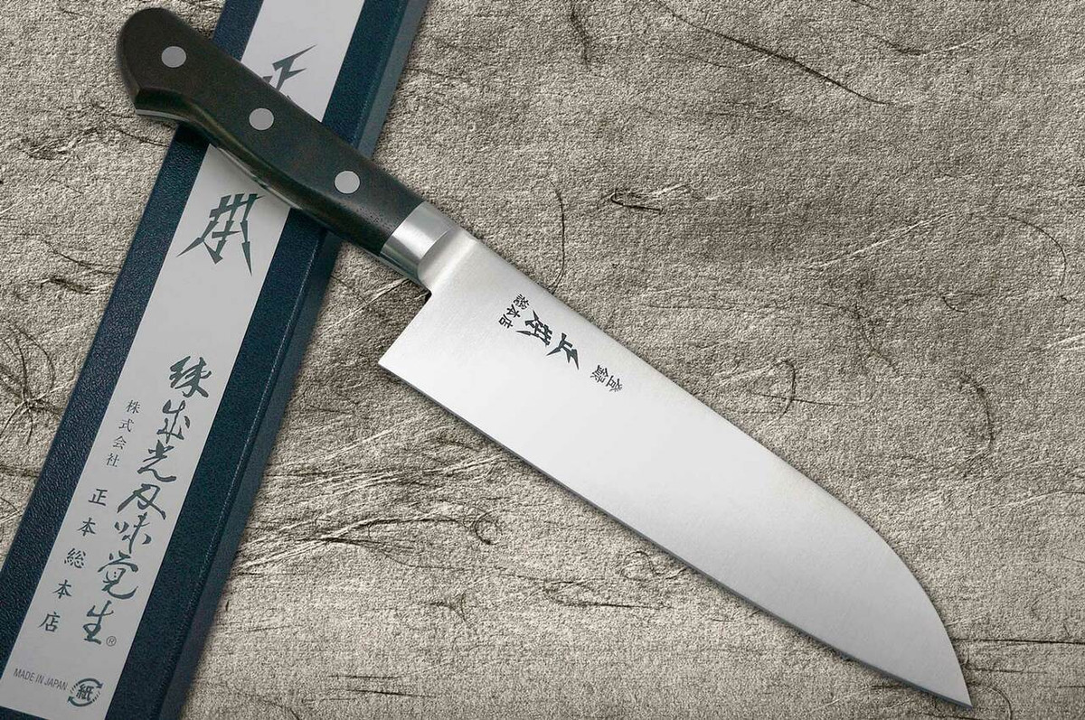 Masamoto CT Prime High-Carbon Steel Japanese Chefs Bunka Knife 180mm CT5218