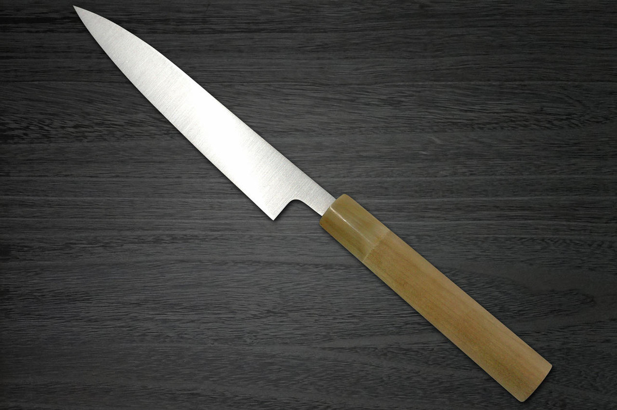 Masamoto KS Honkasumi Gyokuhaku-ko Buffalo Tsuba Japanese Chef's