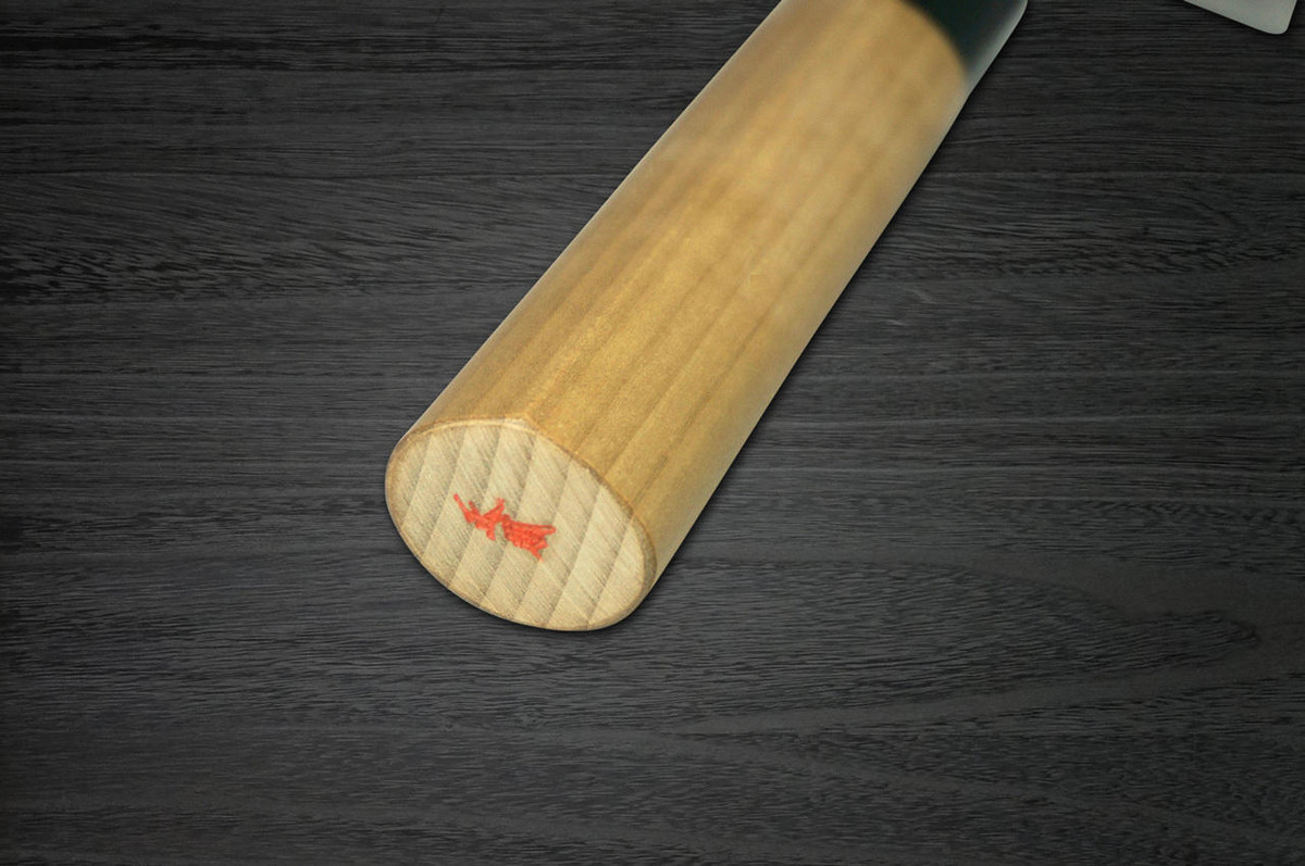 Masamoto KS Honkasumi Gyokuhaku-ko Buffalo Tsuba Japanese Chefs Gyuto Knife 240mm KS3124