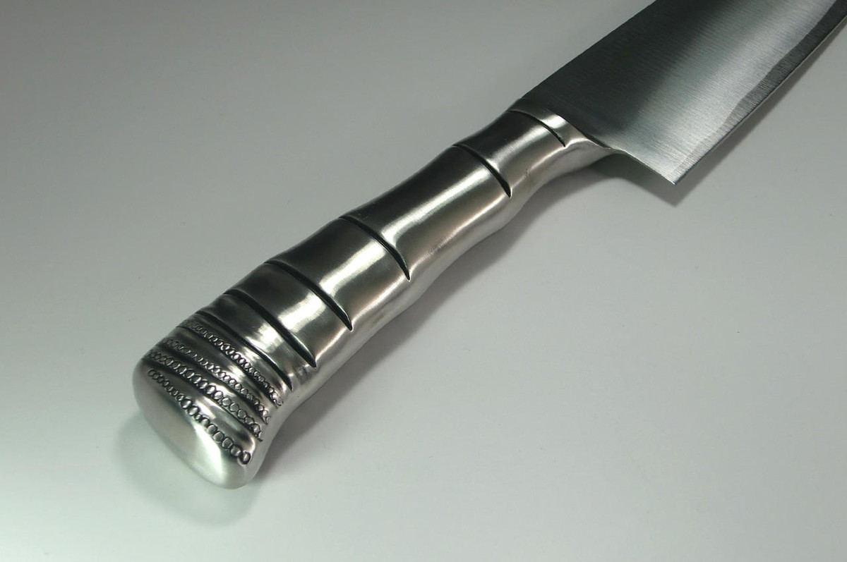 Tamahagane Bamboo 3-Layer Stainless Japanese Chefs Petty KnifeUtility 150mm