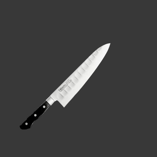 Brieto-M10PRO Dimpled MV Stainless Japanese Chefs Western Deba 240mm