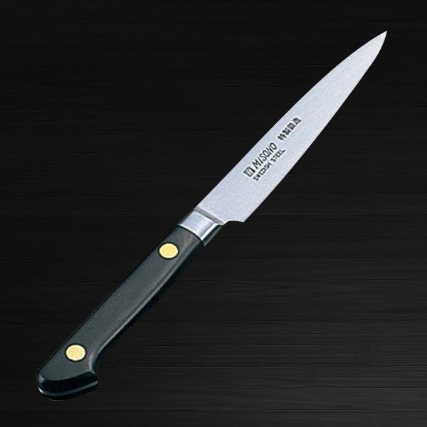 Misono Swedish High-Carbon Steel Hand-Finished Japanese Chefs Slim Petty KnifeUtility 120mm