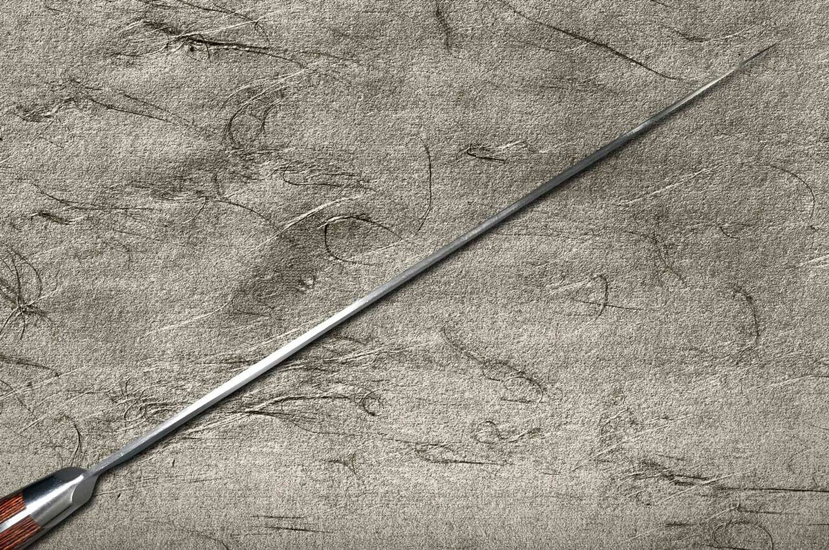 Tamahagane Kyoto 63 Layer-Damascus Wood Handle Japanese Chefs SlicerSujihiki 270mm