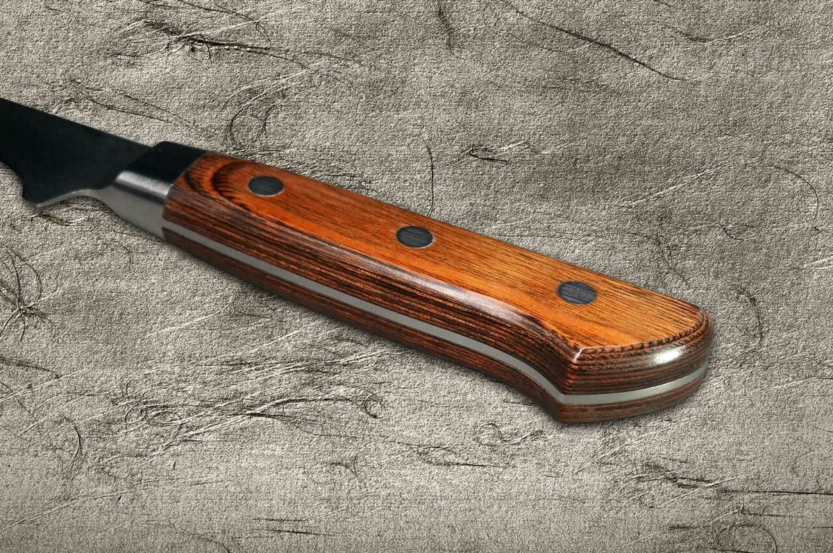 Tamahagane Kyoto 63 Layer-Damascus Wood Handle Japanese Chef's