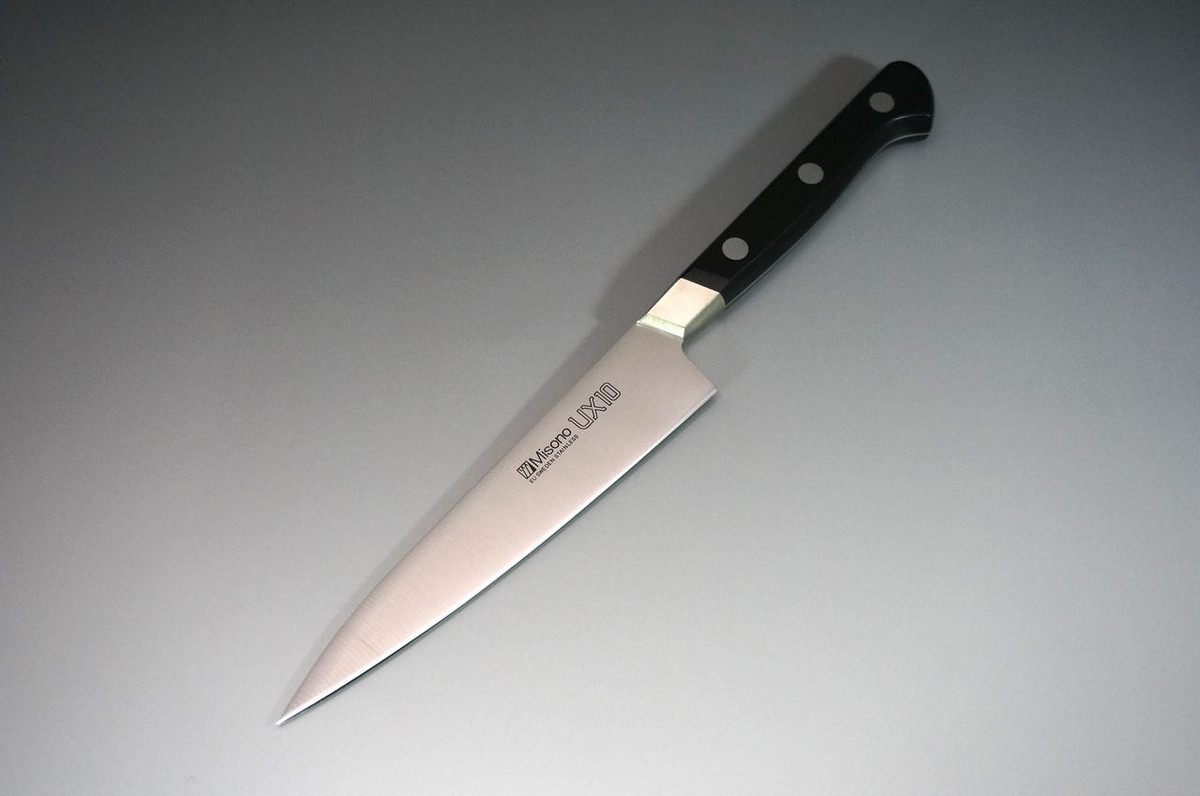 Left Handed Misono UX10 Swedish Stainless Japanese Chefs Petty KnifeUtility 120mm