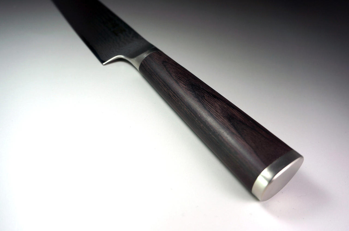 Shikisai MIYAKO 33 Layer Damascus AUS8 Japanese Chefs YanagibaSashimi 240mm