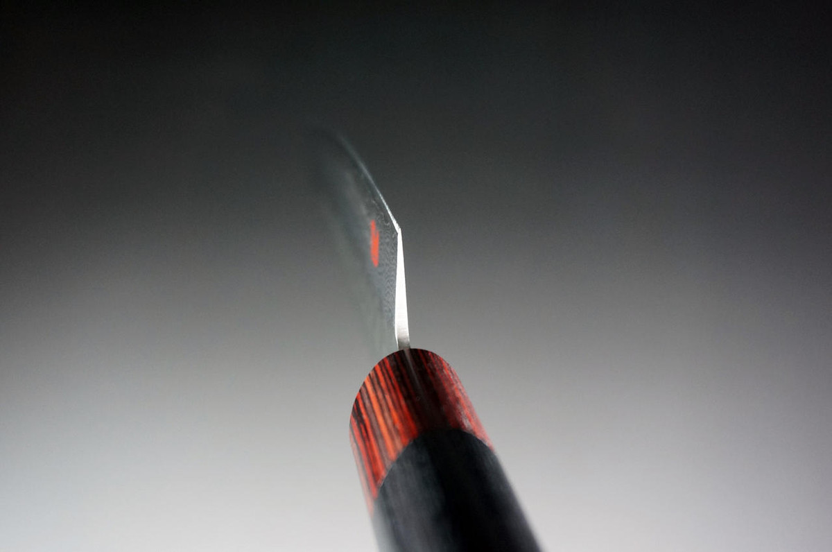 Iseya I-series 33 Layer VG-10 Damascus Hammered Japanese Chefs Santoku Knife 135mm