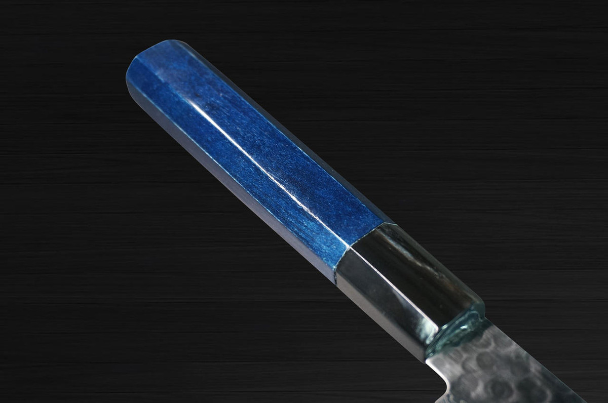 Sakai Takayuki 45-Layer Damascus Indigo Japan-Blue Chefs Gyuto Knife 180mm