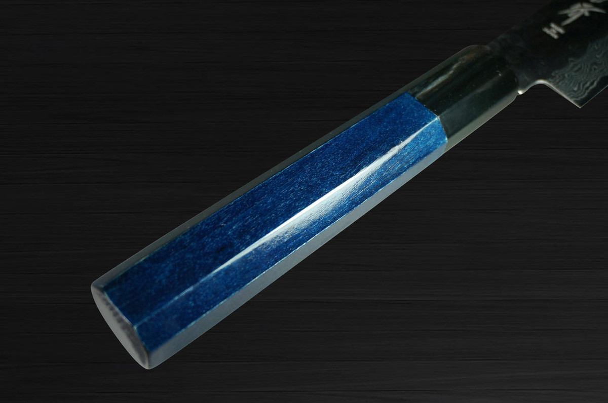 Sakai Takayuki 45-Layer Damascus Indigo Japan-Blue Chefs Petty KnifeUtility 150mm