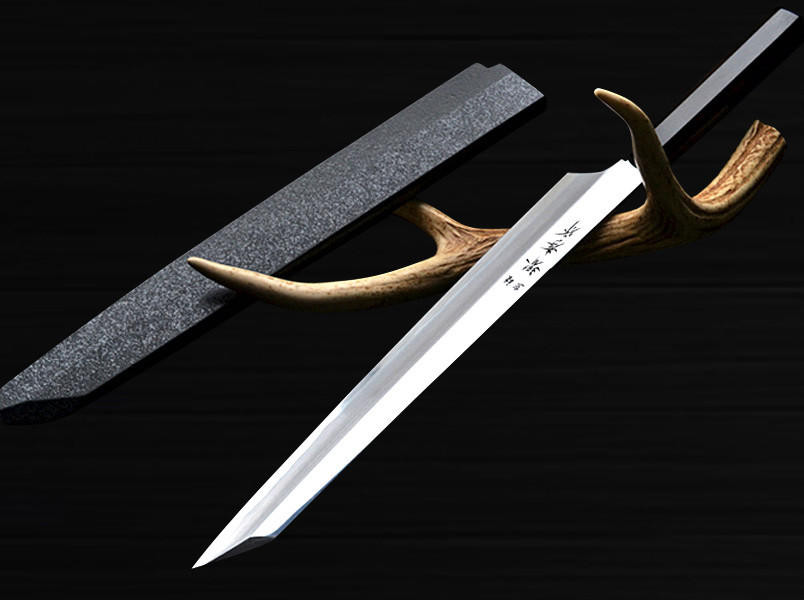 Sakai Takayuki Hienn (Aogami 2 steel) Japanese Chef's Kengata-Yanagiba(Sashimi) 300mm 