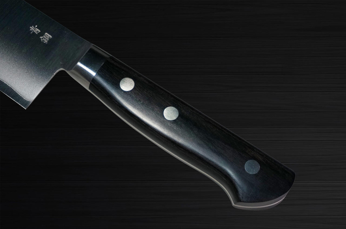 Kanetsune KC-120 Aogami No.2 Steel Japanese Chefs Santoku Knife 165mm