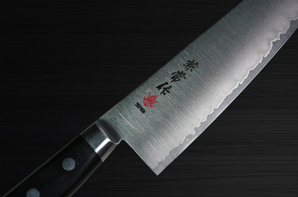 Kanetsune KC-130 SG2 Powdered High Speed Steel Japanese Chefs Santoku Knife 165mm