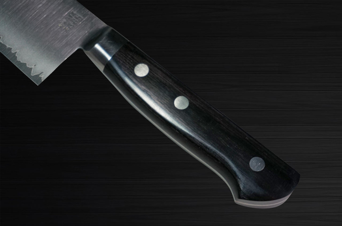 Kanetsune KC-130 SG2 Powdered High Speed Steel Japanese Chefs Santoku Knife 165mm