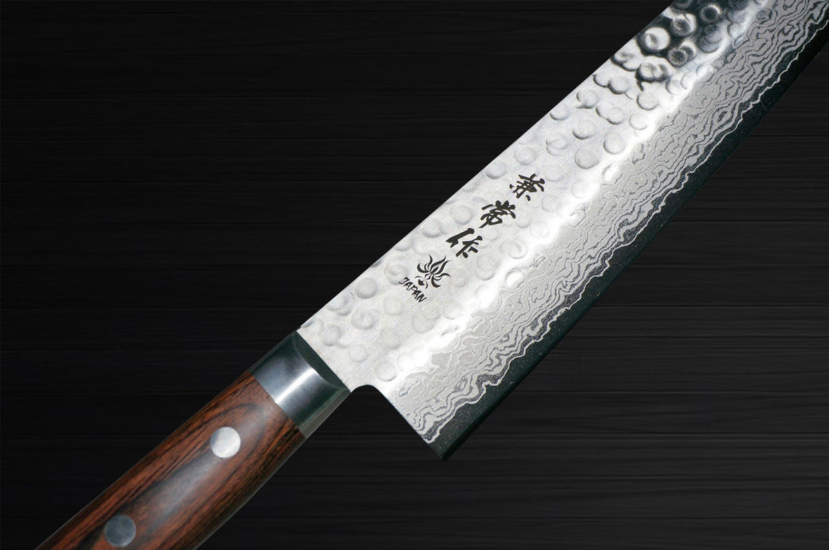 Kanetsune KC-900 VG10 17-Layer Damascus Hammered Japanese Chefs NakiriVegetable 160mm