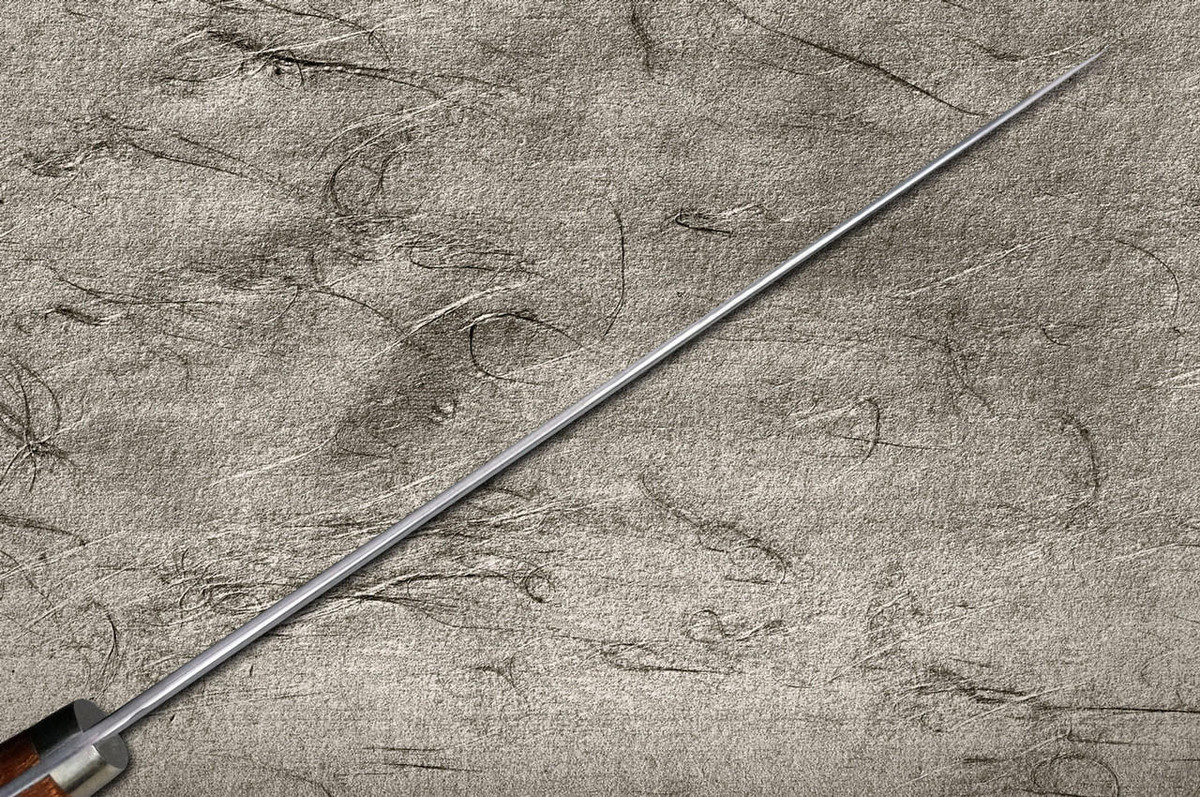 Shigeki Tanaka 33-Layer R2(SG2) Damascus IR Japanese Chef's Slicer(Sujihiki) 240mm with Desert Ironwood Handle 