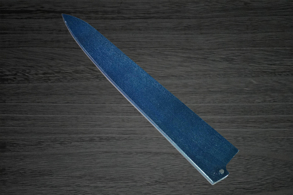 Indigo dyed Magnolia Saya Sheath for 240mm SlicerSujihiki