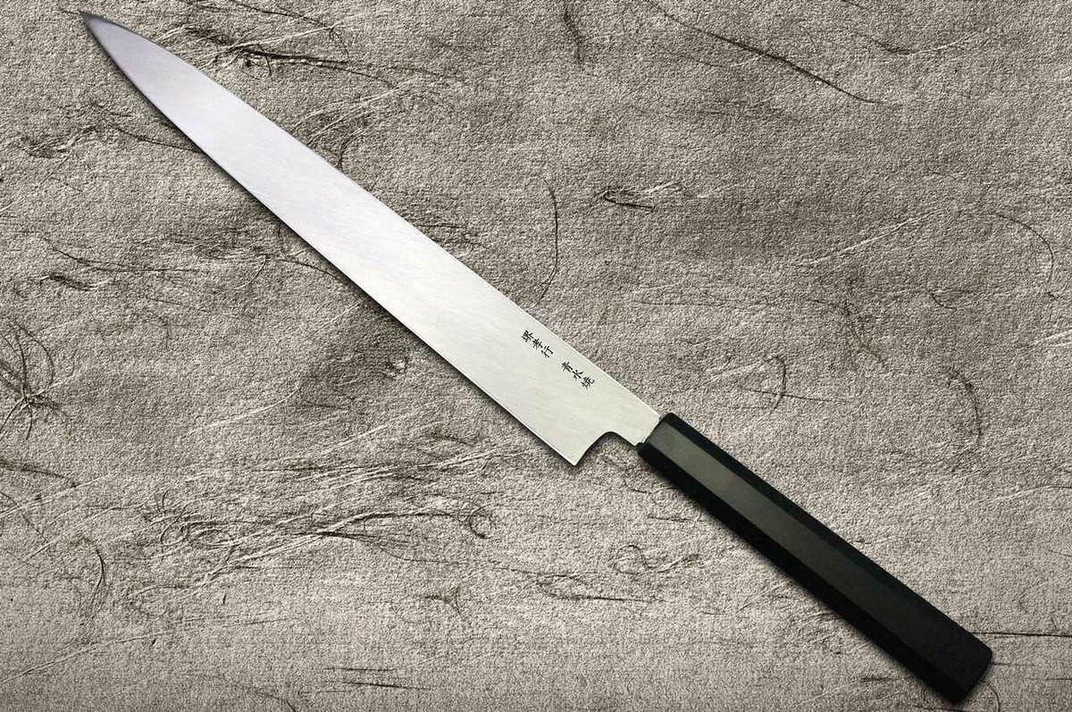 Sakai Takayuki Honyaki Water Quench Aogami 2 Steel Japanese Chefs YanagibaSashimi 300mm