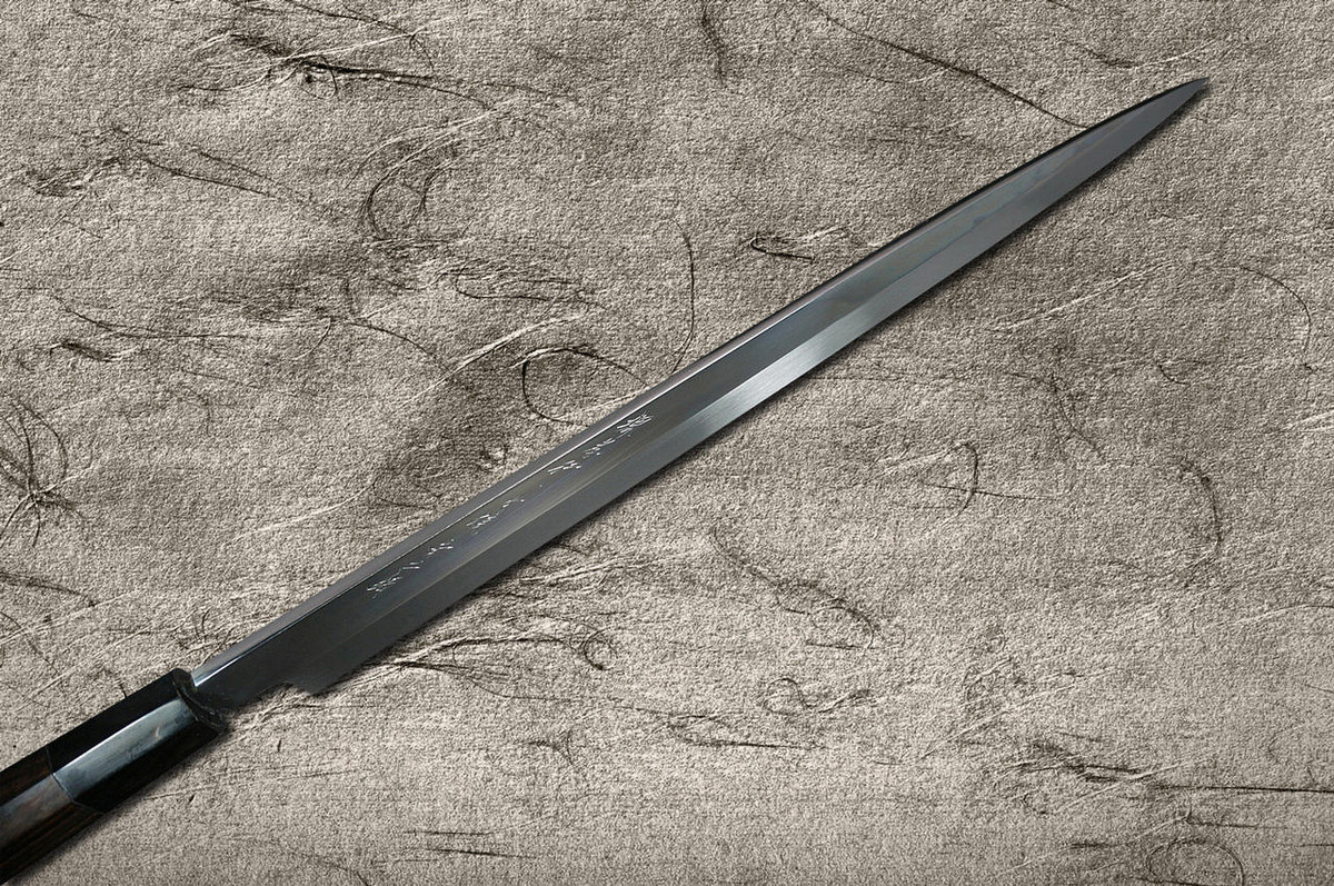 Sakai Takayuki Honyaki Water Quench Aogami 2 Steel Japanese Chefs FuguhikiSashimi 300mm