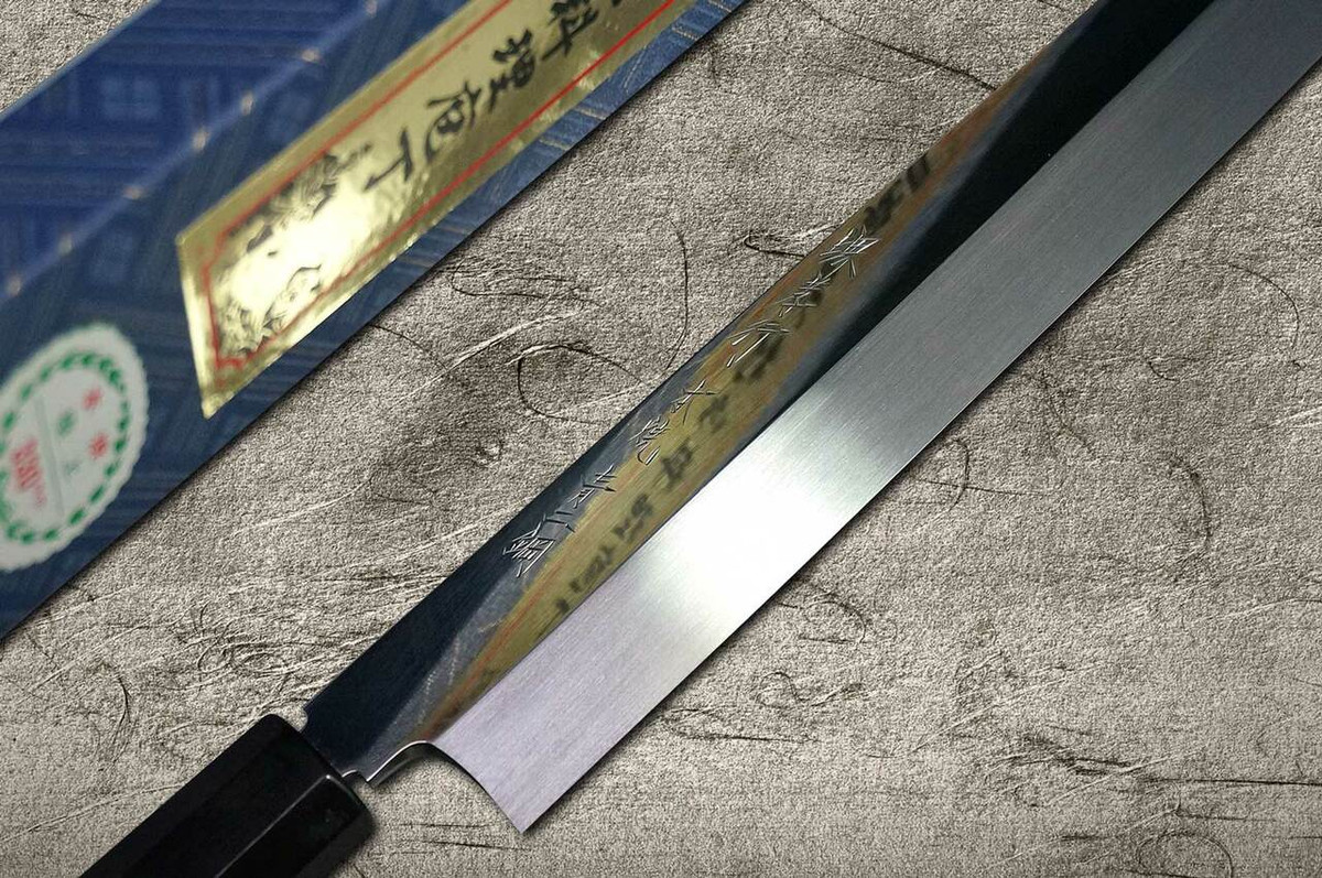 Sakai Takayuki Honyaki Water Quench Aogami 2 Steel Japanese Chefs FuguhikiSashimi 330mm