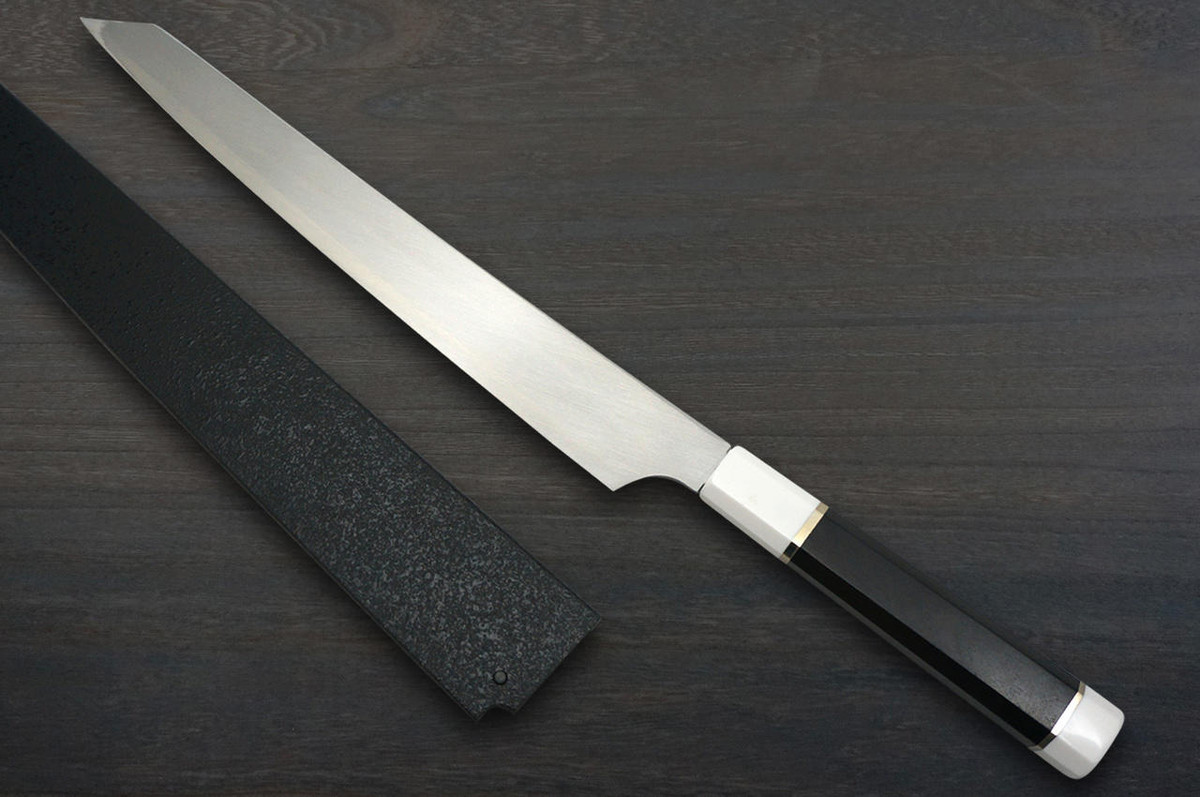 Sakai Takayuki Ginryu Dragon Premium Honyaki Japanese Chefs Kengata-YanagibaSashimi 270mm