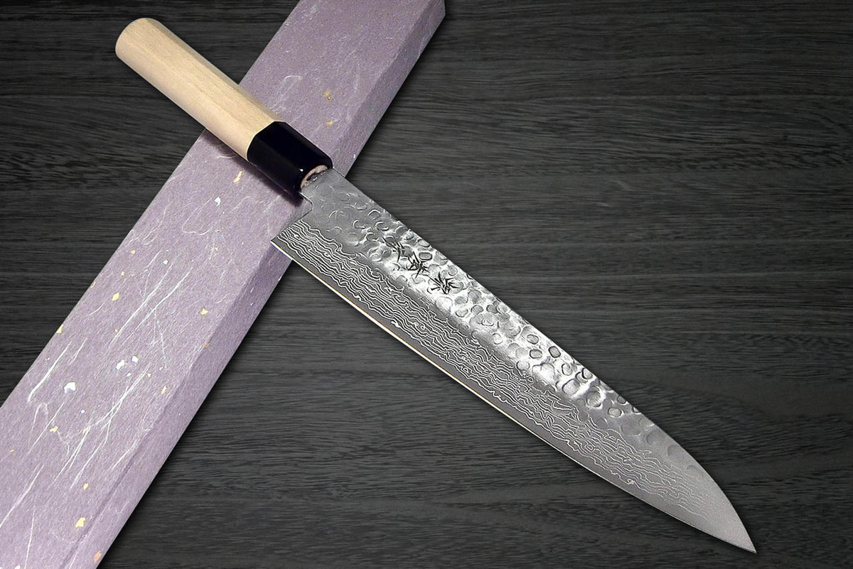 Sakai Takayuki 45-Layer Damascus Buffalo Tsuba Japanese Chefs Gyuto Knife 240mm