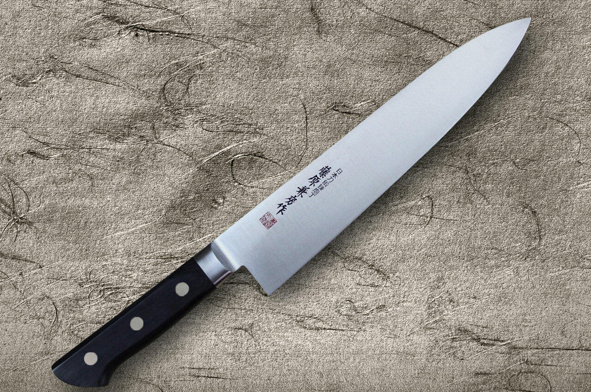 Fujiwara Kanefusa Molybdenum Stainless Japanese Chefs Gyuto Knife 240mm