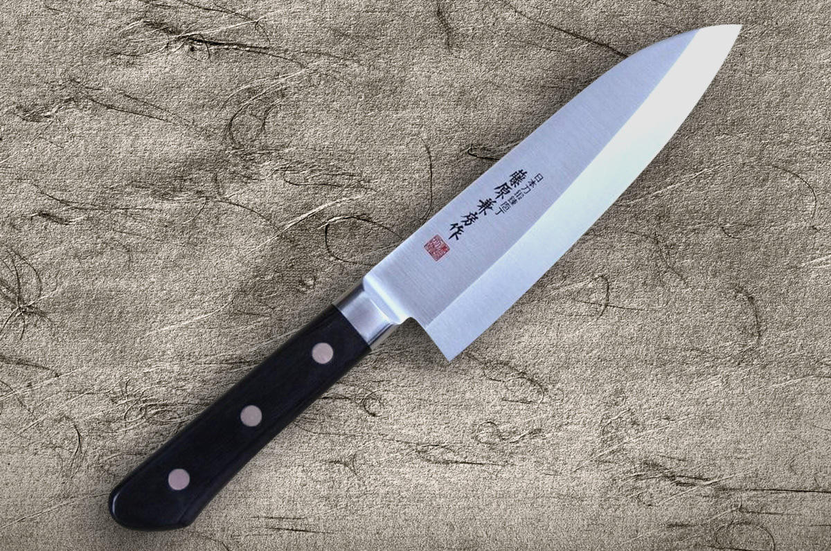 Fujiwara Kanefusa Molybdenum Stainless Japanese Chefs Western Deba 150mm