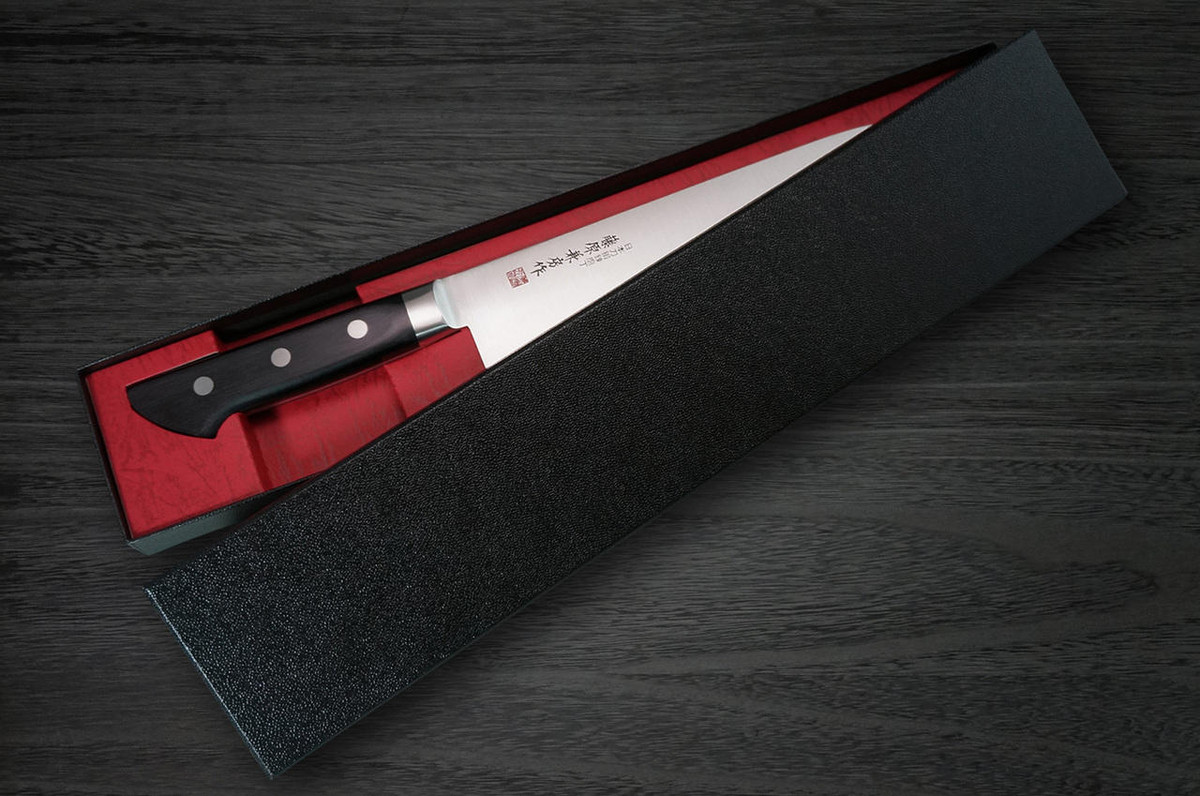 Fujiwara Kanefusa Molybdenum Stainless Japanese Chefs Western Deba 210mm
