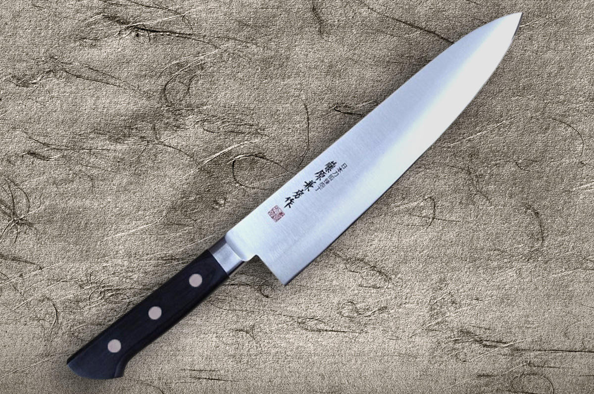 Fujiwara Kanefusa Molybdenum Stainless Japanese Chefs Western Deba 210mm