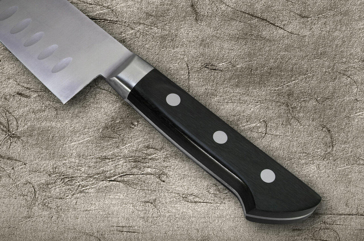 Fujiwara Kanefusa Molybdenum Stainless Dimples Japanese Chefs Gyuto Knife 210mm