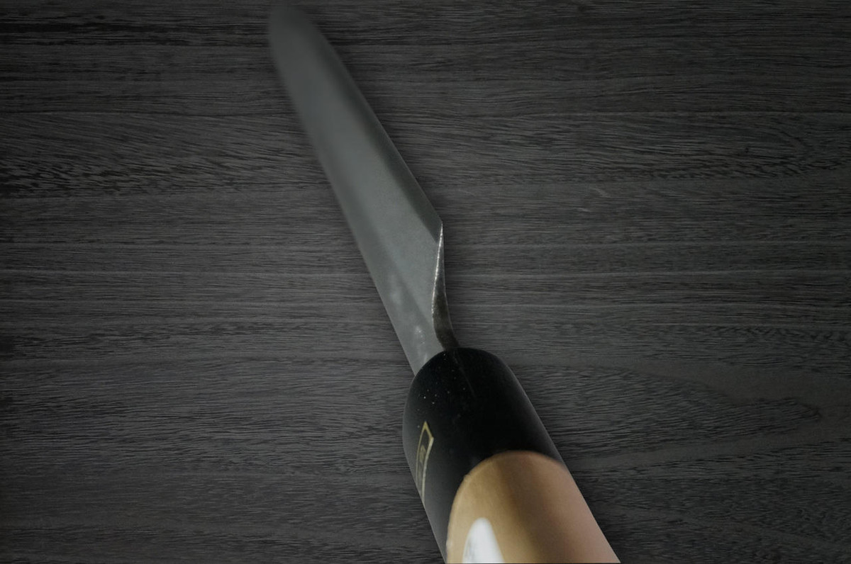 Fujiwara Kanefusa White Steel Japanese Chefs TakohikiSashimi 240mm