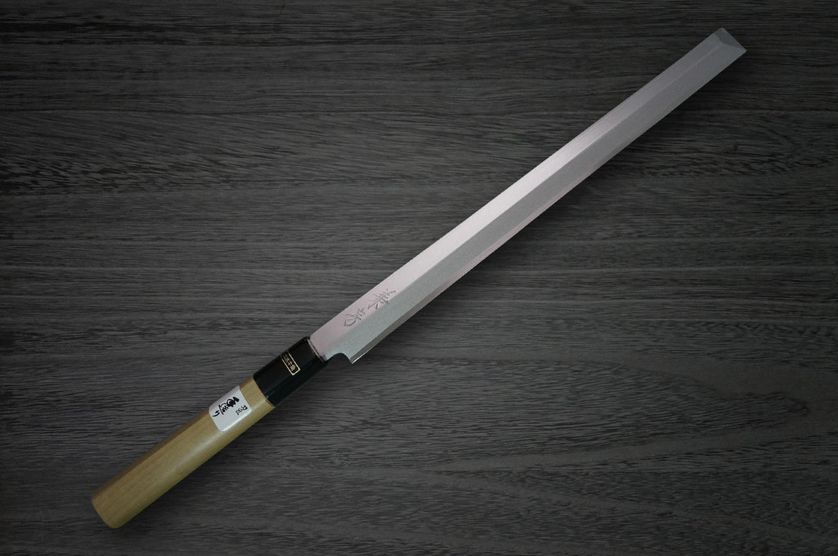 Fujiwara Kanefusa White Steel Japanese Chefs TakohikiSashimi 270mm