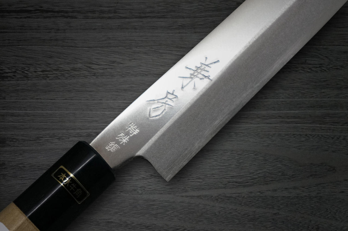 Fujiwara Kanefusa V-Gold Stainless Japanese Chefs YanagibaSashimi 300mm