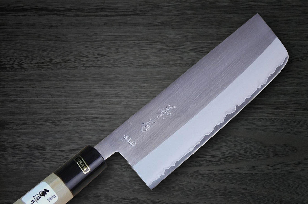 Fujiwara Kanefusa V-Gold Stainless Japanese Chef's Nakiri