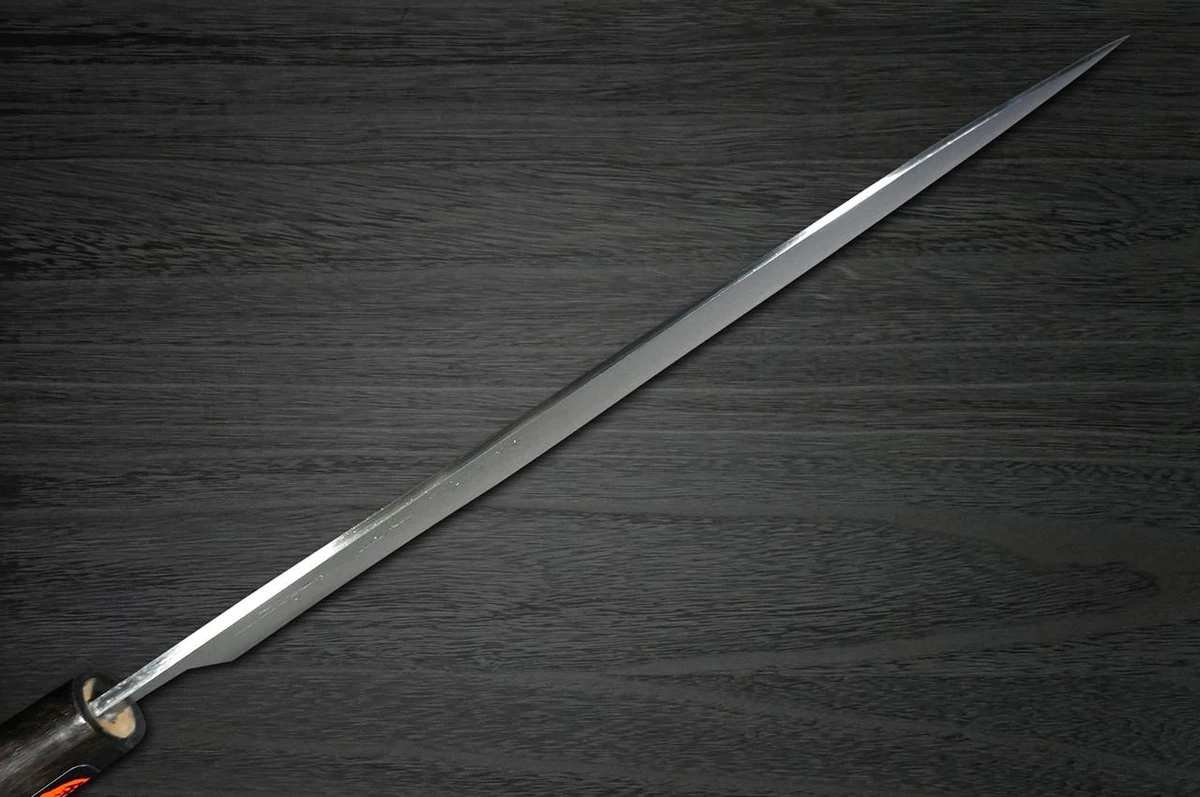 Coltello Gyuto da Chef Giapponese Shigeki Tanaka Aogami No.2 Damascus MB 270mm con manico in legno di magnolia
