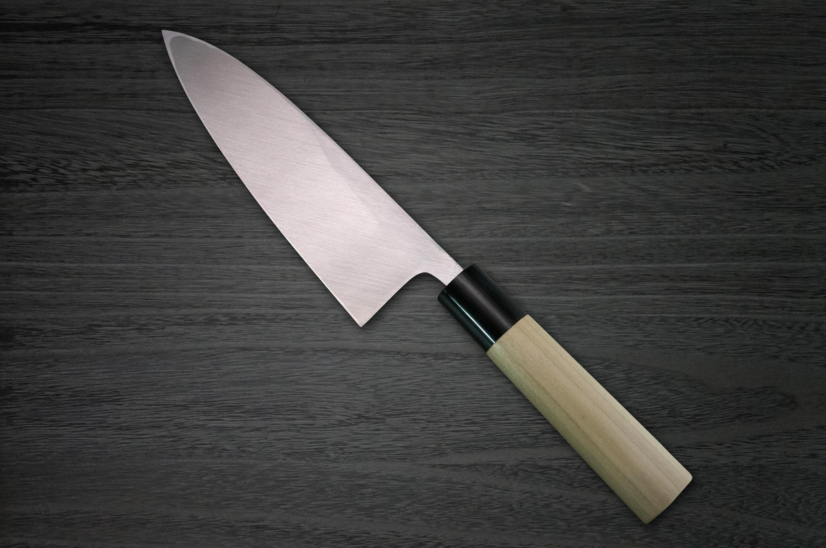 Yoshihiro White No.2 Supreme Jousaku JCHC Japanese Chefs Deba Knife 150mm with Magnolia Wood Handle