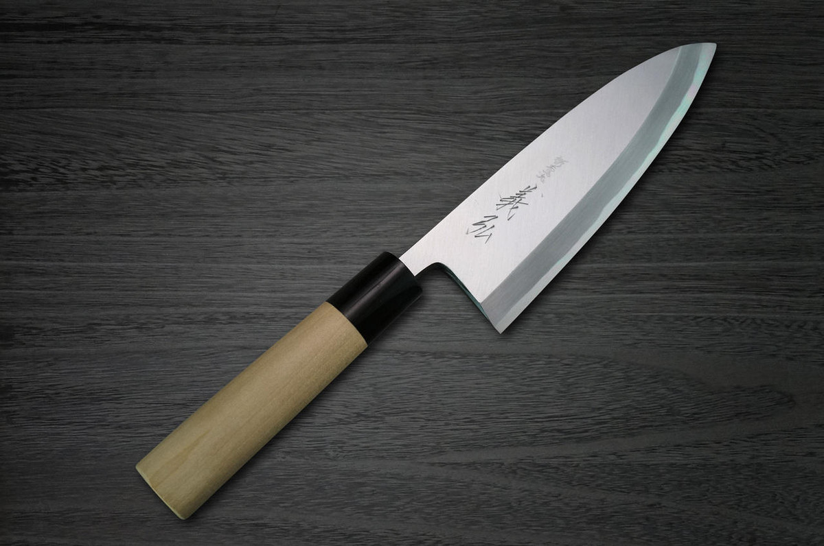 Yoshihiro White No.2 Supreme Jousaku JCHC Japanese Chefs Deba Knife 150mm with Magnolia Wood Handle