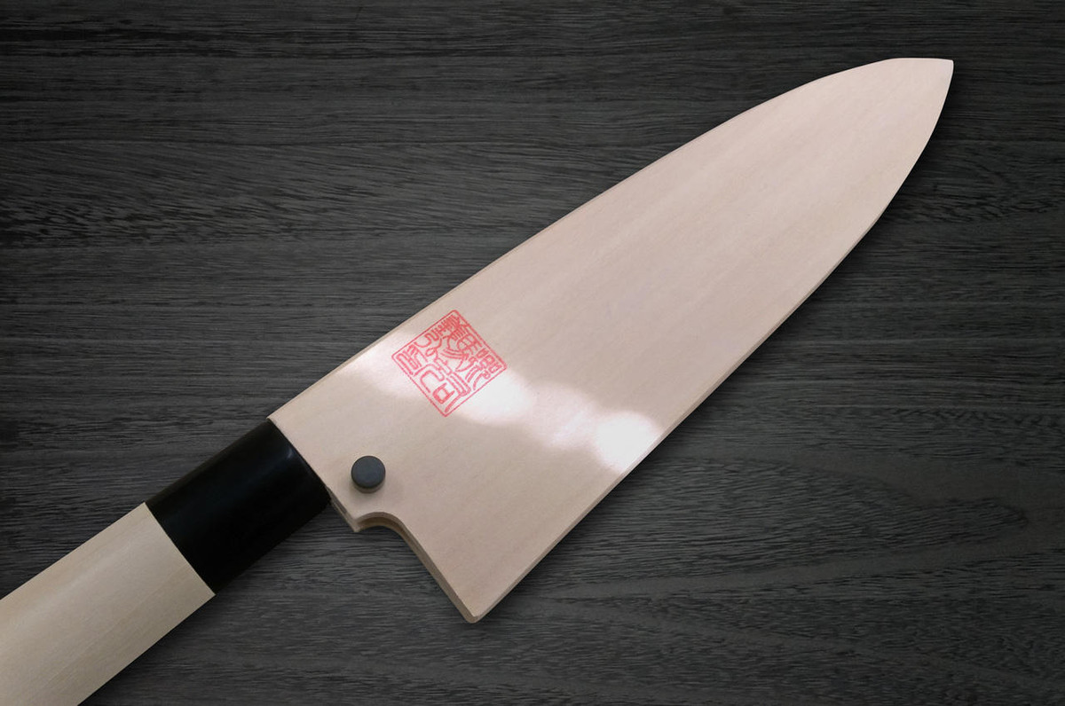 Yoshihiro White No.2 Supreme Jousaku JCHC Japanese Chefs Deba Knife 180mm with Magnolia Wood Handle