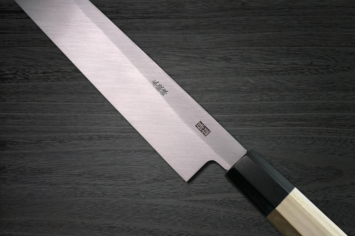 Yoshihiro Aogami No.2 Aogasumi B2HC Japanese Chefs YanagibaSashimi 240mm with Magnolia Wood Handle