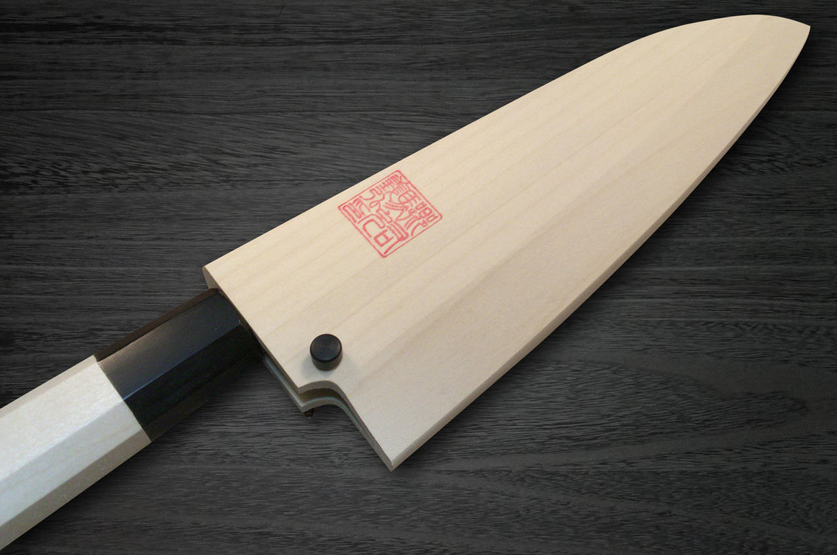 Yoshihiro Aogami No.2 Aogasumi B2HC Japanese Chefs Deba Knife 210mm with Magnolia Wood Handle
