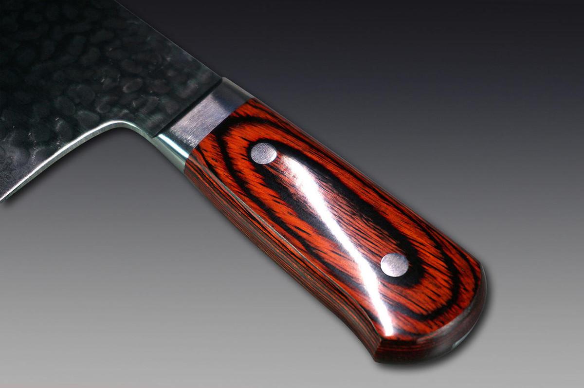 Sakai Takayuki 33-Layer VG10 Damascus Hammered Japanese Chefs Chinese Cooking Knife 195mm